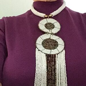 Beaded multicolored neckless